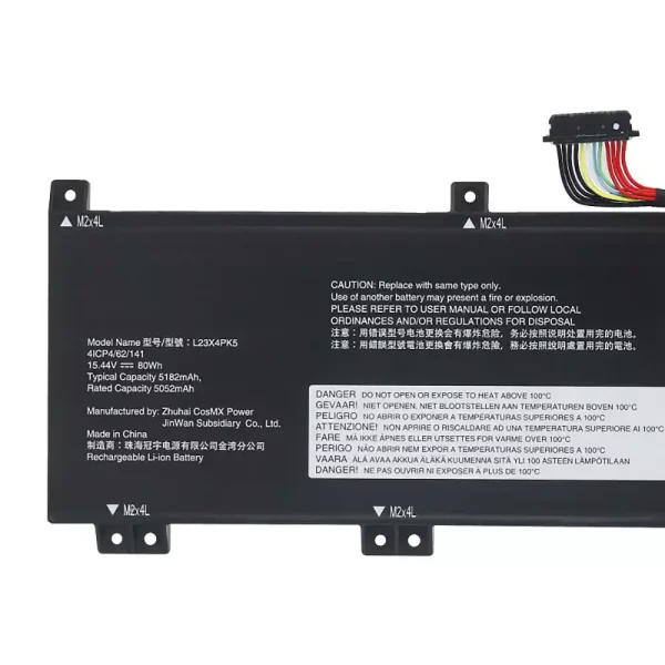 Portátil batería original para LENOVO L23M4PK5 L23B4PK5 L23X4PK5 L23C4PK5 L23D4PK5 - Imagen 3