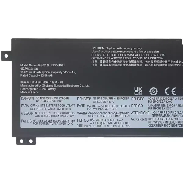 Portátil batería original para LENOVO L23N4PG1 L23X4PG1 L23D4PG1 - Imagen 3