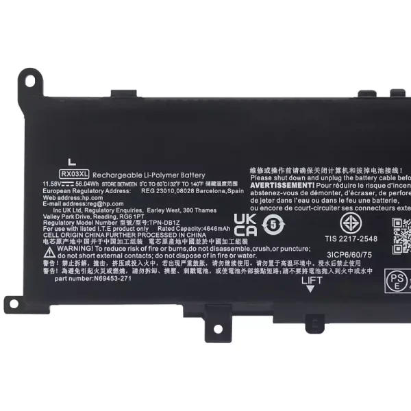 Portátil batería original para HP RX03XL - Imagen 3