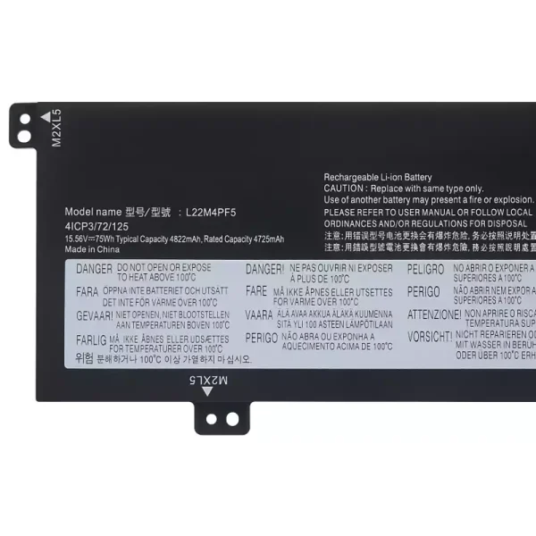 Portátil batería original para LENOVO L22D4PF5 L22C4PF5 L22X4PF5 L22B4PF5 L22M4PF5 - Imagen 3