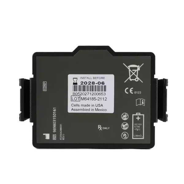 Batería de repuesto para Philips HeartStart FR3 AED 989803150161 453564594921