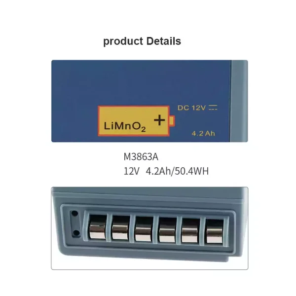 Batería de repuesto para Philips HeartStart FR2 HeartStart FR2+ M3860A M3861A M3863A M3840A M3841A - Imagen 4