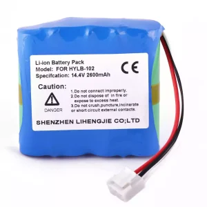 Batería de repuesto para Mindray HYLB-102,18287-2000,TWSLB-005,JHOTA-99K-00,022-000040-00,DECG-03A MEC-03 18287-2000