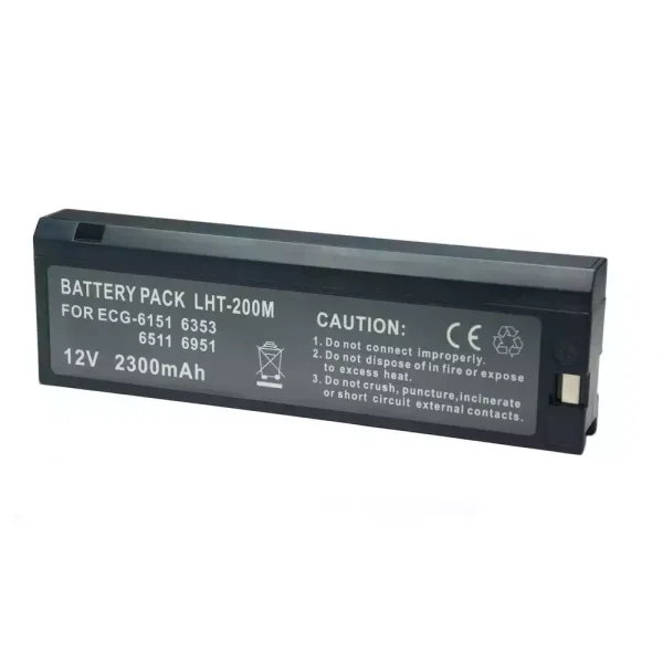 Batería de repuesto para NIHON KOHDEN ECG-6851K,ECG-6151,ECG-6353,ECG-6511,ECG-6551,ECG-6951,ECG-9120