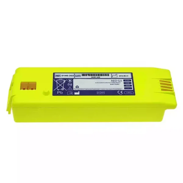 Batería de repuesto para ZOLL Powerheart AED G3,G3 Plus,9142,9146 AED,Powerheart AED G3 9390E,9390A,9300E 9300A