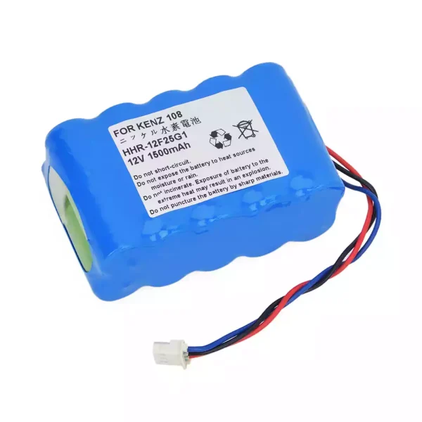 Batería de repuesto para Kenz Cardico ECG-108 ECG-110 HHR-12F25G1