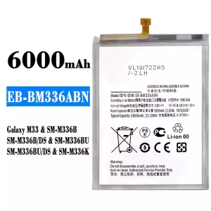 Batería EB-BM336ABN para Samsung Galaxy M33