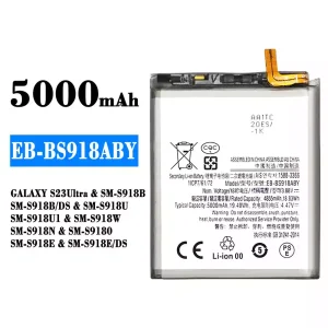 Batería EB-BS918ABY para Samsung GALAXY S23 Ultra