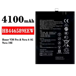 Batería HB446589EEW para HUAWEI Honor V30 Pro/Nova 6 4G/Nova 10Z