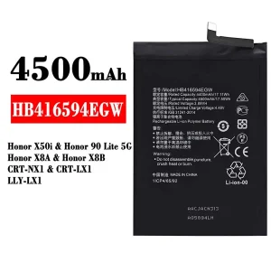 Batería HB416594EGW para HUAWEI Honor X50i / Honor 90 Lite 5G /Honor X8A / Honor X8B
