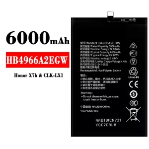 Batería HB4966A2EGW para HUAWEI Honor X7b