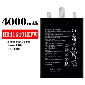 Batería HB416491EFW para HUAWEI Honor Play 7T Pro / Honor X40i