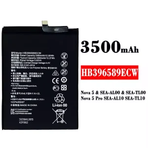 Batería HB396589ECW para HUAWEI Nova 5 / Nova 5 Pro