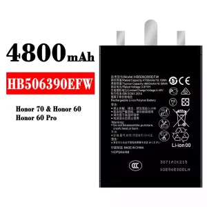 Batería HB506390EFW para HUAWEI Honor 70 / Honor 60 / Honor 60 Pro