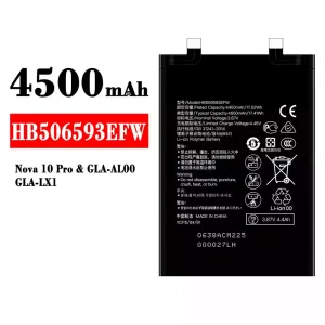Batería HB506593EFW para HUAWEI Nova 10 Pro