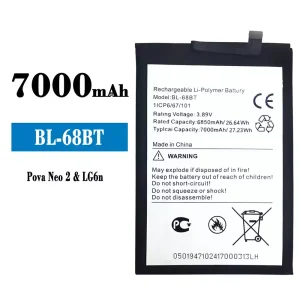 Batería BL-68BT para Tecno Pova Neo 2