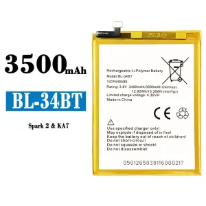 Batería BL-34BT para Tecno KA7 / Spark 2