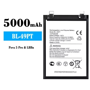 Batería BL-49PT para Tecno Pova 5 Pro