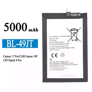 Batería BL-49JT para Tecno Camon 17 Pro / Camon 18P / Spark 8 Pro