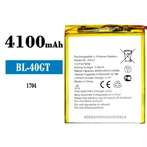 Batería BL-40GT para Tecno 1704