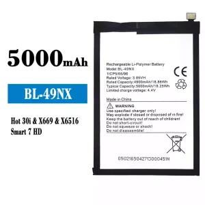 Batería BL-49NX para Infinix Hot 30i / Smart 7 HD