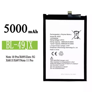 Batería BL-49JX para Infinix Note 10 Pro / Note 11 Pro / Zero 5G