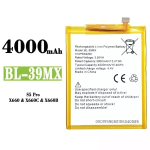 Batería BL-39MX para Infinix S5 Pro