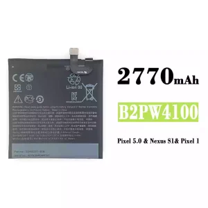 Batería B2PW4100 para Google Pixel 5.0 / Nexus S1 / Pixel 1