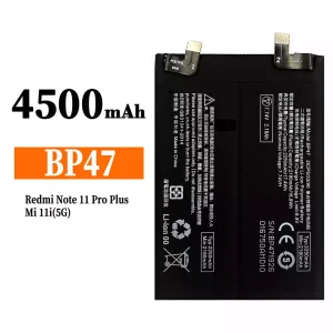 Batería BP47 para Xiaomi Redmi Note 11 Pro Plus / Mi 11i