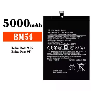 Batería BM54 para Xiaomi Redmi Note 9 5G / Redmi Note 9T