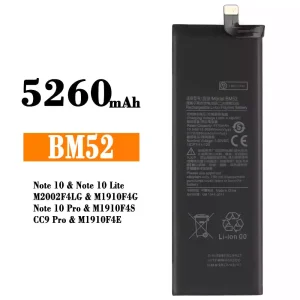 Batería BM52 para Xiaomi Note 10,Note 10 Lite,Note 10 Pro / CC9 Pro