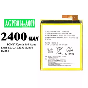 Batería AGPB014-A001 para Sony Xperia M4 Aqua Dual E2312 / E2303 / E2333 / E2363 / E2353