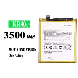 Batería KR40 para Motorola One Vision / P50 / One Action