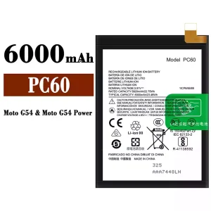 Batería PC60 para Motorola Moto G54 / Moto G54 Power / Moto G24 Power
