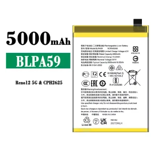 Batería BLPA59 para OPPO Reno 12 5G