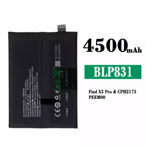 Batería BLP831 para OPPO Find X3 / Find X3 Pro
