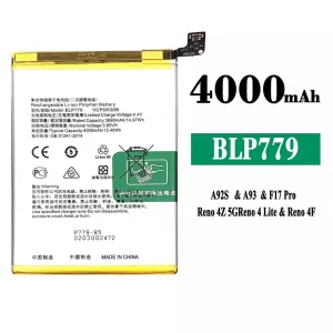 Batería BLP779 para OPPO A92S / A93 / F17 Pro / Reno 4Z 5G / Reno 4 Lite / Reno 4F