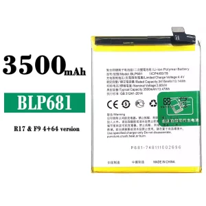 Batería BLP681 para OPPO R17 / F9 4+64 version