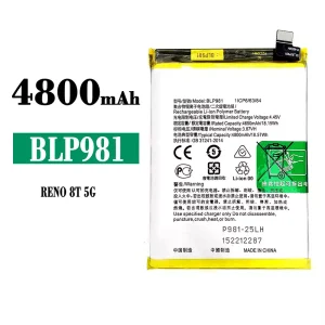 Batería BLP981 para OPPO Reno 8T
