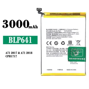 Batería BLP641 para OPPO A71 2017 2018