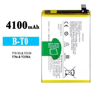 Batería B-T0 para VIVO Y76 5G/Y76S