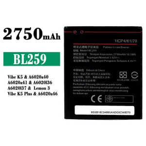 Batería BL259 para Lenovo Vibe K5 / Lemon 3 / Vibe K5 Plus