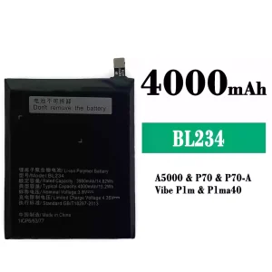 Batería BL234 para Lenovo P70/P70-A/A5000