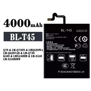 Batería BL-T45 para LG Q70 K50S