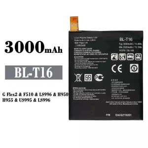 Batería BL-T16 para LG G Flex2