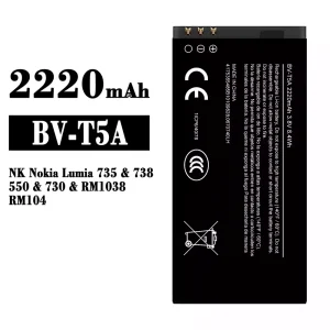 Batería BV-T5A para Nokia Lumia 735/738/550/730