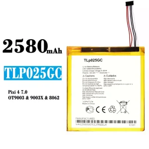 Batería TLP025GC para Alcatel pixi 4 7.0