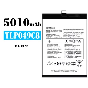 Batería TLP049C8 para Alcatel TCL 40 SE