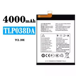 Batería TLP038DA para Alcatel TCL 20E