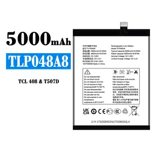 Batería TLP048A8 para Alcatel TCL 408/T507D